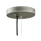 Meyda Lighting Cilindro 12" Matte Clear Cage Pendant Light