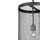 Meyda Lighting Cilindro 12" Matte Clear Cage Pendant Light