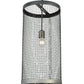 Meyda Lighting Cilindro 12" Matte Clear Cage Pendant Light