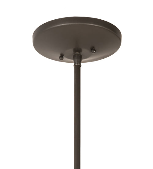 Meyda Lighting Cilindro 12" Timeless Bronze Pendant Light With Beige Textrene & Stataurio Idalight Shade