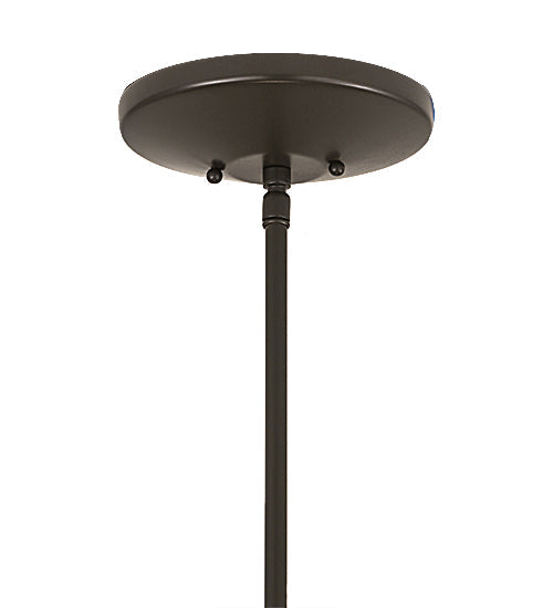 Meyda Lighting Cilindro 12" Timeless Bronze Pendant Light With Beige Textrene & White Statuario Idalight Shade Glass