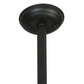 Meyda Lighting Cilindro 13" 4-Light Textured Black Kenzo Pendant Light With Whitestone Idalight Shade