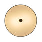 Meyda Lighting Cilindro 14" 2-Light Nickel Flush Mount Light With Beige and White Shade