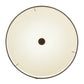 Meyda Lighting Cilindro 14" Timeless Bronze Pendant Light With Beige Textrene Shade