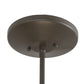 Meyda Lighting Cilindro 14" Timeless Bronze Pendant Light With Beige Textrene Shade
