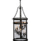 Meyda Lighting Cilindro 15" 11-Light LED Timeless Bronze Espiral Pendant Light With Clear Crystal Idalight Shade