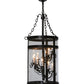 Meyda Lighting Cilindro 15" 11-Light LED Timeless Bronze Espiral Pendant Light With Clear Crystal Idalight Shade