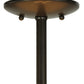 Meyda Lighting Cilindro 15" 4-Light Timeless Bronze Pendant Light With Mystic Beige Textrene