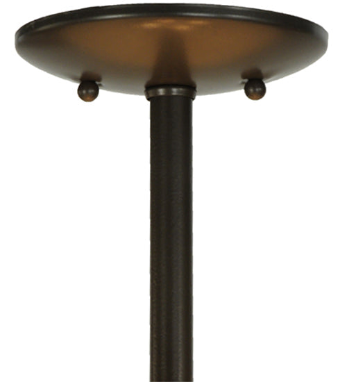 Meyda Lighting Cilindro 15" 4-Light Timeless Bronze Pendant Light With Mystic Beige Textrene