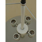 Meyda Lighting Cilindro 15" 4-Light Timeless Bronze Pendant Light With Mystic Beige Textrene