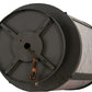 Meyda Lighting Cilindro 15" Oil Rubbed Bronze Veritas Outdoor Pier Mount Light With White & Orange Patterns Shade Glass