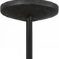 Meyda Lighting Cilindro 16" 8-Light Costello Black Air Pendant Light With White Faux Candlelight