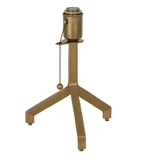 Meyda Lighting Cilindro 16" Antique Brass Sofisticato Table Lamp With Satin Black Shade