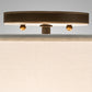Meyda Lighting Cilindro 17" Brown Metalic Structure Flush Mount Light With Statuario Frosted Idalight Shade