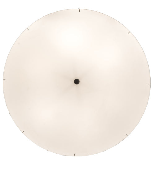 Meyda Lighting Cilindro 171176 36" 6-Light Nickel Pendant Light With White Textrene Shade