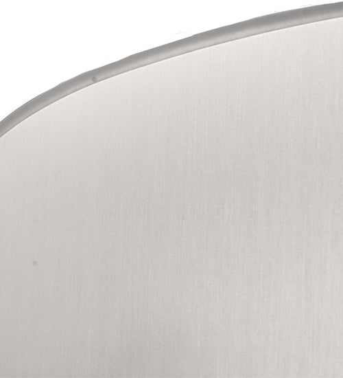 Meyda Lighting Cilindro 171176 36" 6-Light Nickel Pendant Light With White Textrene Shade