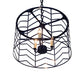 Meyda Lighting Cilindro 18" 3-Light Blue Midnight Picchi Pendant Light With White Faux Candlelight