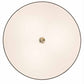 Meyda Lighting Cilindro 18" 3-Light Brass Pendant Light With White Textrene & Statuario Idalight Shade