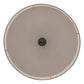 Meyda Lighting Cilindro 18" 4-Light Nickel Powder Coat Pendant Light With Beige & White Textrene Shade