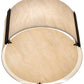 Meyda Lighting Cilindro 18" 4-Light Oil Rubbed Bronze Semi-flush Mount Light With Creme Carrare Idaight Shade Glass