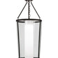Meyda Lighting Cilindro 18" Oil Rubbed Bronze Tapered Semi-flush Mount Ceiling Light With Crystal Idalight Shade Glass