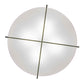 Meyda Lighting Cilindro 185008 36" 4-Light Brushed Nickel Structure Pendant Light With White Textrene & Statuario Idalight Shade