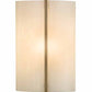 Meyda Lighting Cilindro 187824 9" Champagne Metallic Burbank Wall Sconce With White Art Shade Glass