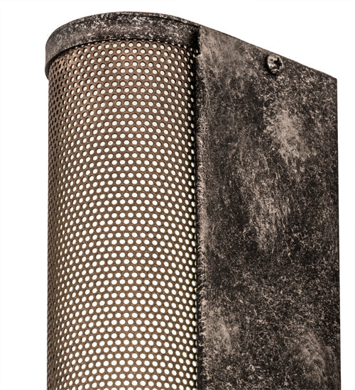 Meyda Lighting Cilindro 2" LED Silicon Bronze & Black Nickel Wall Sconce