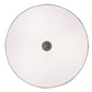 Meyda Lighting Cilindro 20" 3-Light Brushed Nickel Semi-flush Mount Light With White Textrene Shade