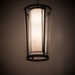 Meyda Lighting Cilindro 21" 4-Light Textured Black Tapered Pendant Light With White & Clear Rainstone Idalight Shade Glass