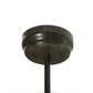 Meyda Lighting Cilindro 21" Timeless Bronze Tapered Semi-flush Mount Light With Rainstone & Statuario Idalight Shade