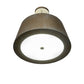 Meyda Lighting Cilindro 22" 4-Light Antique Silver Campbell Pendant Light With White Statuario Idalight Shade