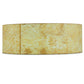 Meyda Lighting Cilindro 23" Polished Chrome Palomino Flush Mount Light With Beige Parchment Shade