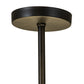Meyda Lighting Cilindro 238911 48" 8-Light Wrought Iron Rich Pendant Light With Ivory Provostone Idalight Shade