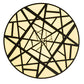 Meyda Lighting Cilindro 238911 48" 8-Light Wrought Iron Rich Pendant Light With Ivory Provostone Idalight Shade