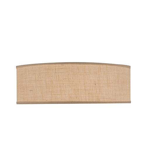 Meyda Lighting Cilindro 24" 3-Light Nickel Flush Mount Light With Beige Burlap Shade