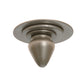 Meyda Lighting Cilindro 24" 4-Light Brushed Nickel Pendant Light With Cream Textrene Shade
