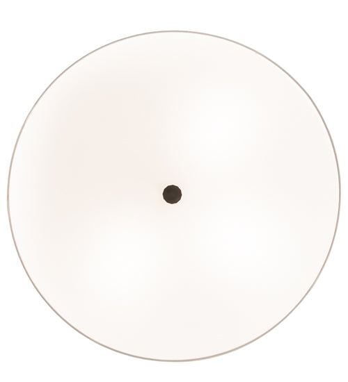 Meyda Lighting Cilindro 24" 4-Light Timeless Bronze Flush Mount Light With Off White Textrene & Statuario Idalight Shade