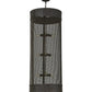 Meyda Lighting Cilindro 24" 9-Light Coffee Bean Cage Pendant Light