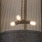 Meyda Lighting Cilindro 24" 9-Light Coffee Bean Cage Pendant Light