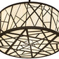 Meyda Lighting Cilindro 24" LED Oil Rubbed Bronze Rich Pendant Light With Creme Carrara Idalight Shade