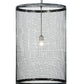 Meyda Lighting Cilindro 24" Steel Cage Pendant Light