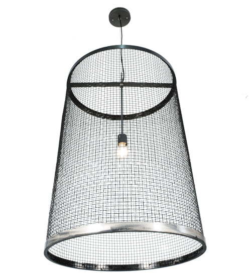 Meyda Lighting Cilindro 24" Steel Cage Pendant Light