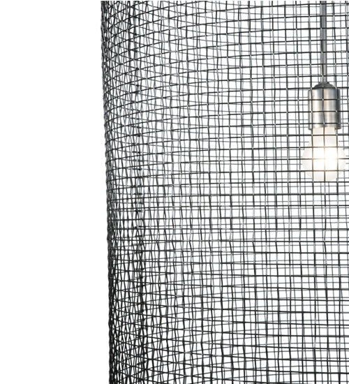 Meyda Lighting Cilindro 24" Steel Cage Pendant Light