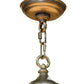 Meyda Lighting Cilindro 255114 60" 8-Light Nickel Pendant Light With Beige Eggshell Textrene Shade