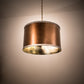 Meyda Lighting Cilindro 26" 4-Light Burnished Copper Hanover Pendant Light