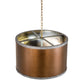 Meyda Lighting Cilindro 26" 4-Light Burnished Copper Hanover Pendant Light