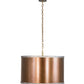 Meyda Lighting Cilindro 26" 4-Light Burnished Copper Hanover Pendant Light