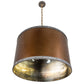 Meyda Lighting Cilindro 26" 4-Light Burnished Copper Hanover Pendant Light