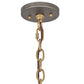 Meyda Lighting Cilindro 26" 4-Light Burnished Copper Hanover Pendant Light